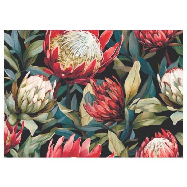 PLACEML263 Disposable Placemat - Bold Proteas