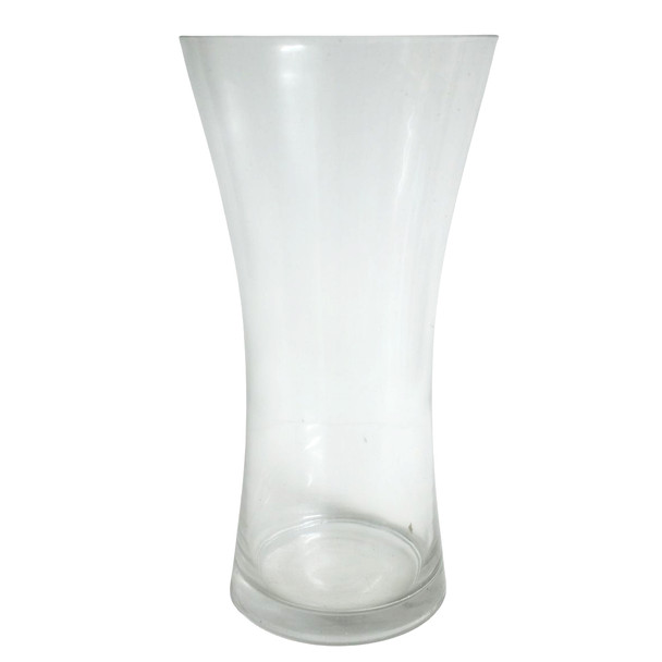 VA8230 Glass Hourglass Vase - D15H30