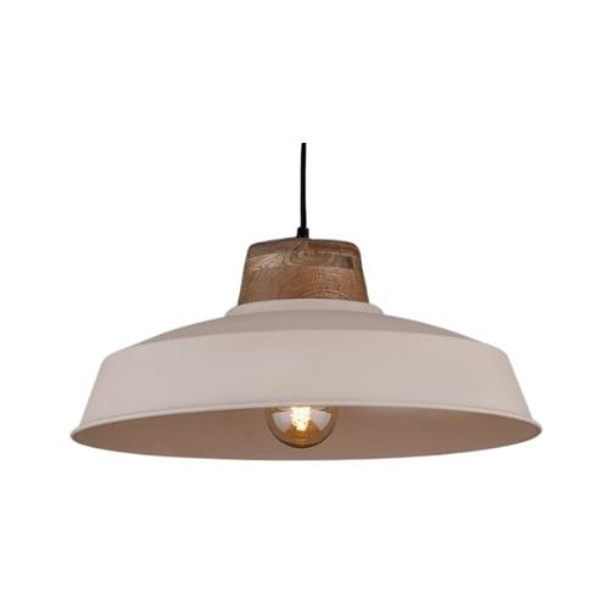 YS2281 Pendant Lamp - Deep Beige And Wood