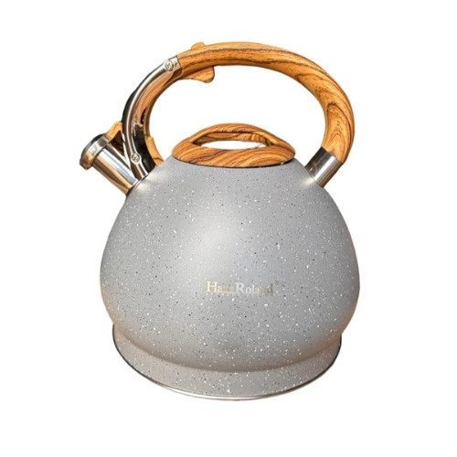 HR71002A Huas Roland Whistling Kettle 5L - Speckled Grey