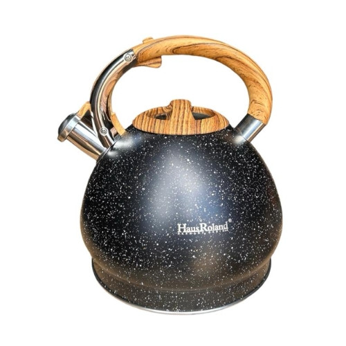 HR71002B Huas Roland Whistling Kettle 5L - Speckled Black