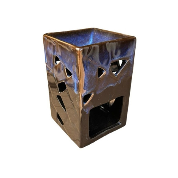 CB456A Ceramic Rectangle Burner - Blue And Black