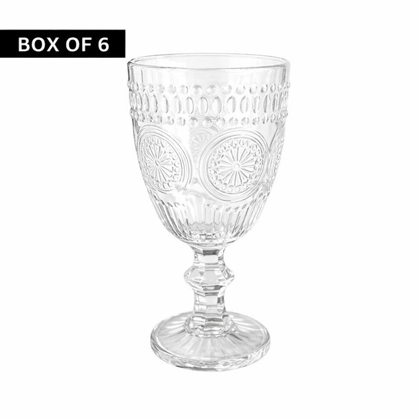 7134A Wine Glass Set6 - Clear