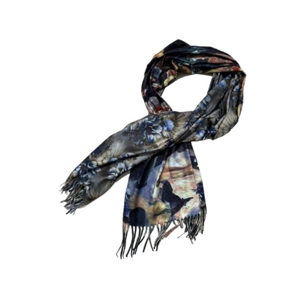 YX2307 Cashmere Scarf - Ladies And Gents Seated