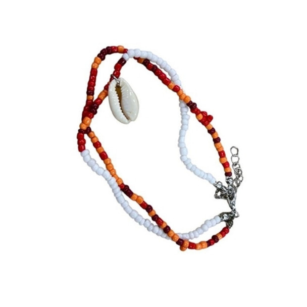 ANKLE04D Anklet - Fire Beads