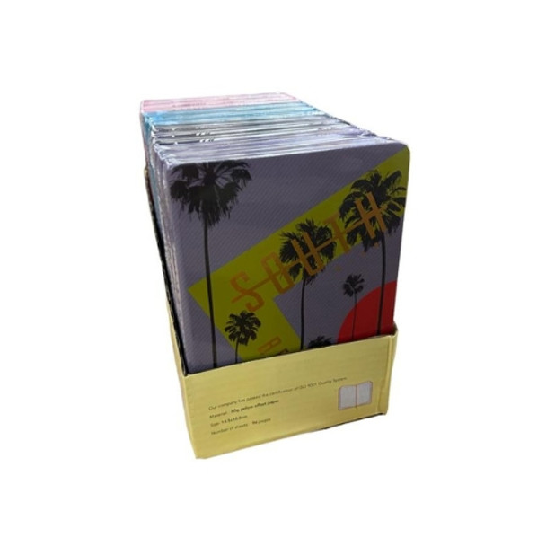 BG11475A614 Notebooks A6 Size (Box of 12) - Palm Designs