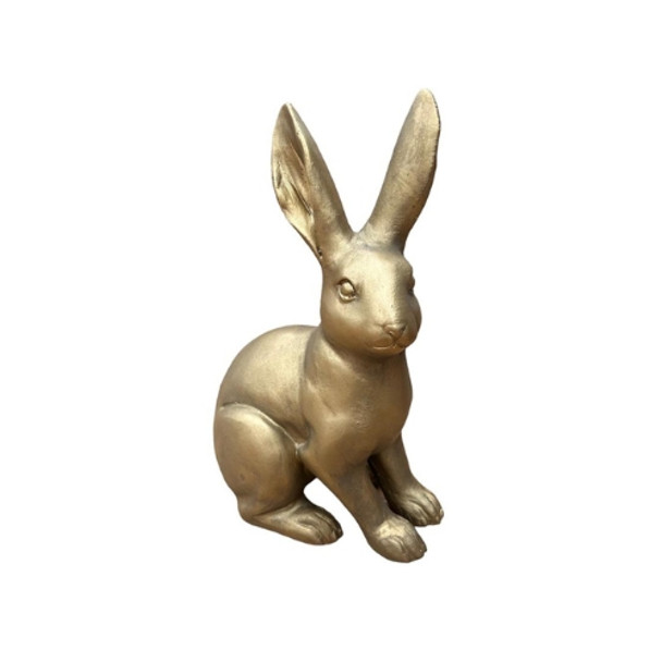9826XSB140 Extra Small Gold Sitting Bunny Long Ear