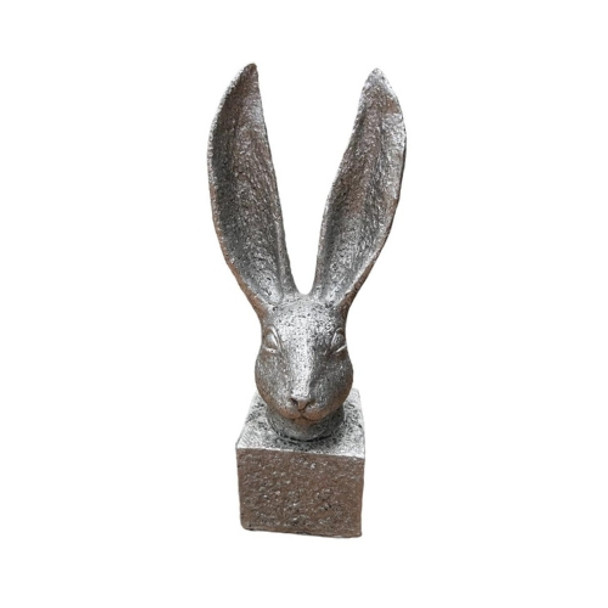 15990MB149 Medium Grey Long Ear Bunny Table Topper