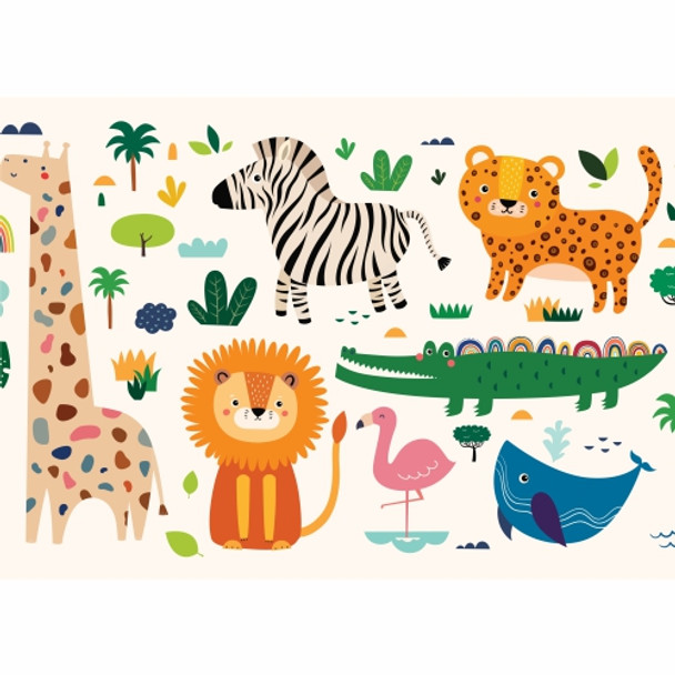 PLACEML286 Disposable Placemats - Kiddies Animals