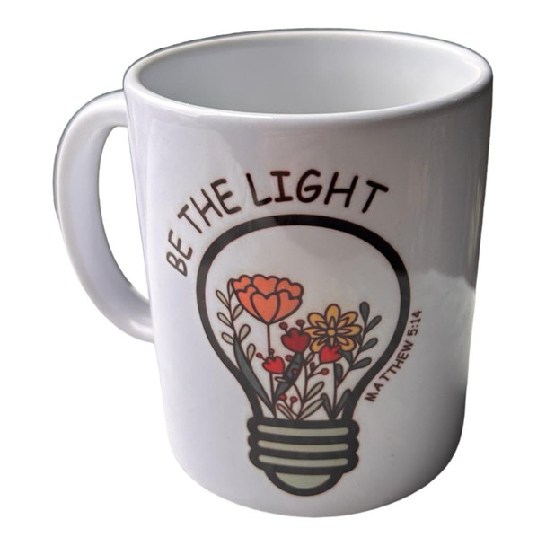 CPM114 Ceramic Printed Mug - Be The Light