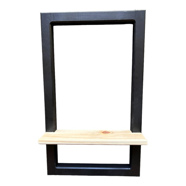 HWS1 Hanging Wooden Shelf - Black