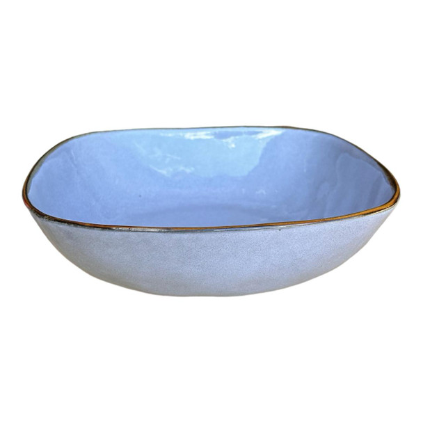 TM24ST0103026 Ceramic Bowl - Light Blue, Speckle
