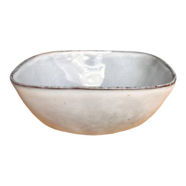 TM24ST0103031 Ceramic Square Bowl - Cloudy Grey