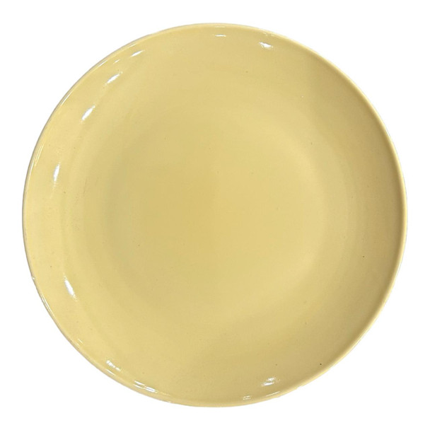 TM24ST0103920C Ceramic Side Plate - Light Yellow