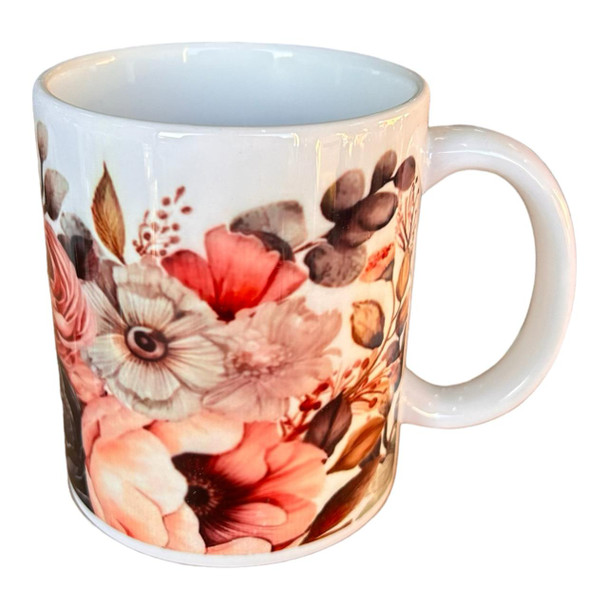 CPM117 Ceramic Printed Mug - Rose Peony