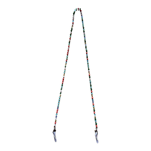 GC10 Glasses Chain - Tiny Colourful Glass Beads