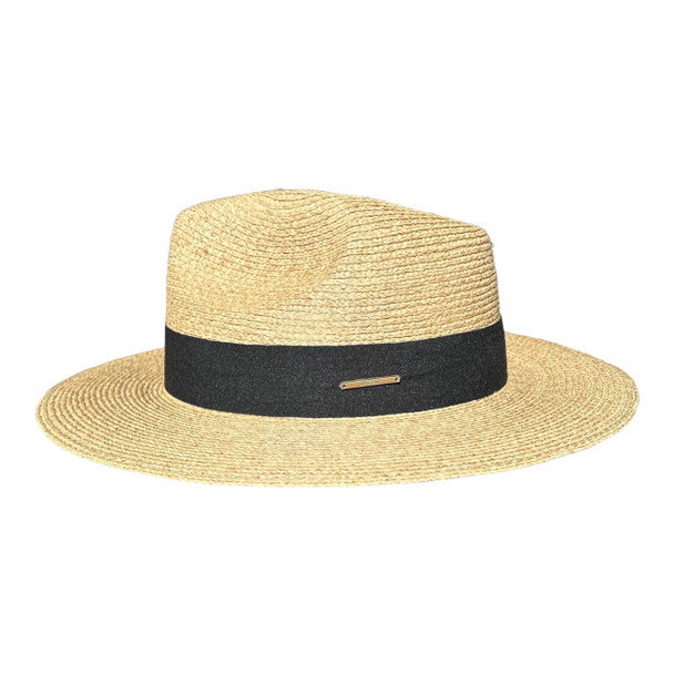 HADS1B Hat - Beige, Black Material Band And Plate