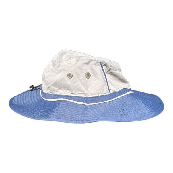 FY2218DD Safari Hat - Blue And White