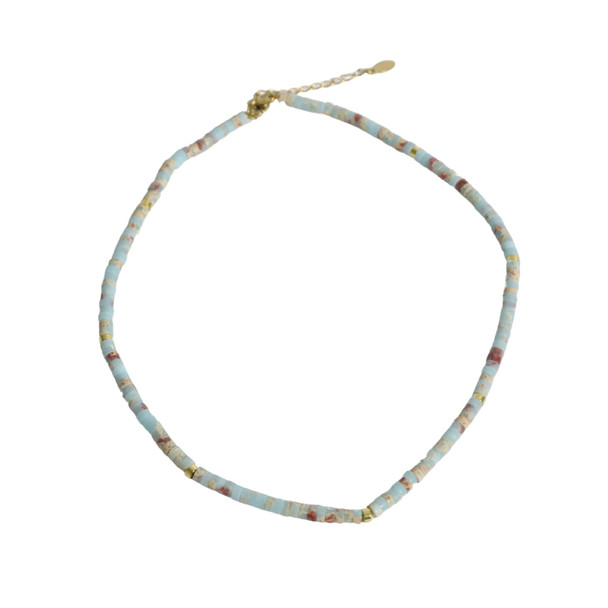 JANALM37A Necklace - Shades of Light Blues