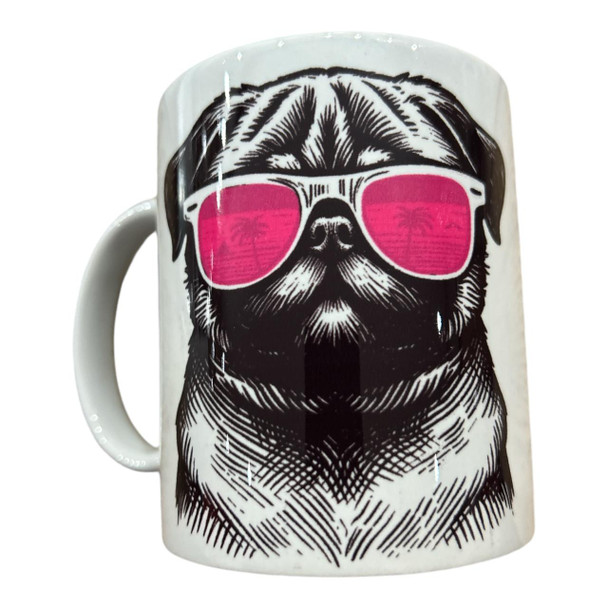 CPM127 Ceramic Printed Mug - Pug