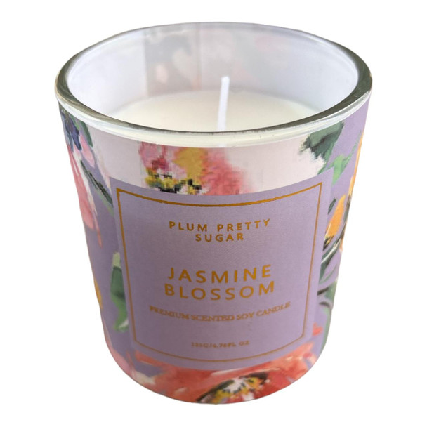 C71441B Plum Pretty Sugar Candle - Jasmine Blossom