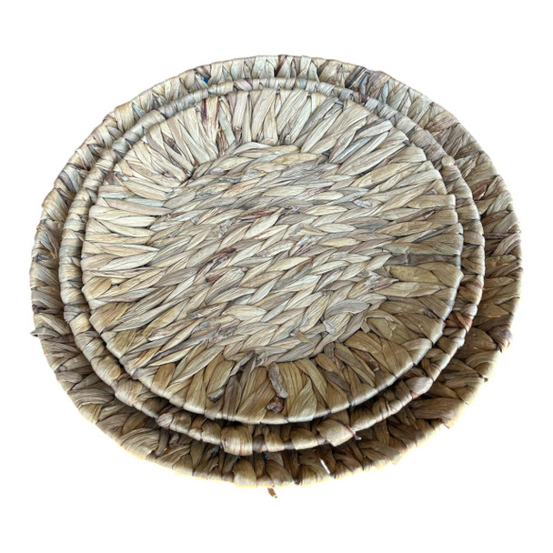 BASKET002 Basket Tray Set of 3 - Shades Of Brown