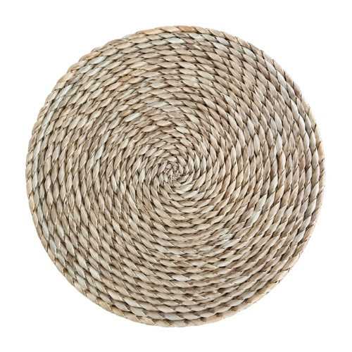 WPMAT001 Round Woven Placemat – Natural 40cm