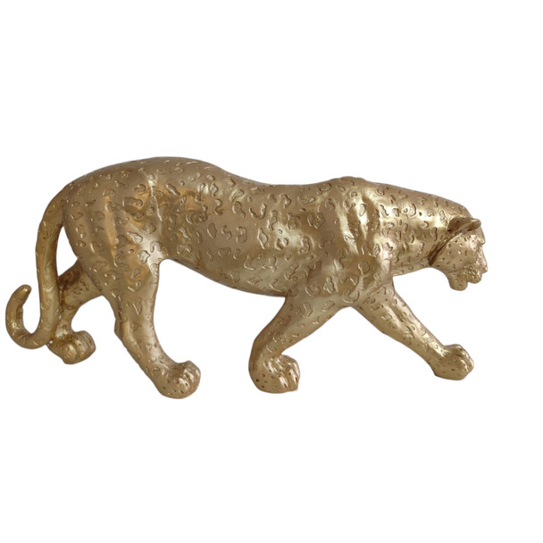 LT6237A Animal Figurine - Gold Leopard