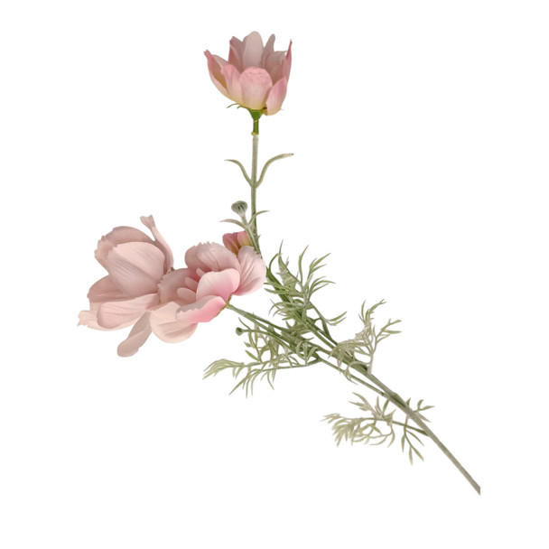 NL2507E AArtificial Flower – Light Pink Garden Cosmos Stem
