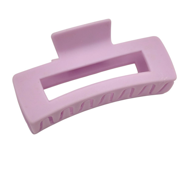 YH001I Hair Claws - Purple Rectangle Claw 10cm