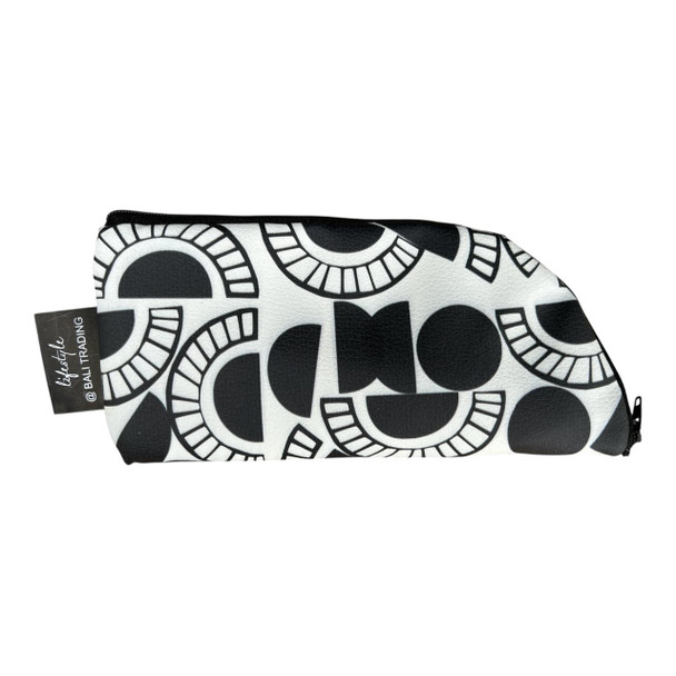 FLSH Faux Leather Sunglass Holder - Black Pattern FLSH Faux Leather Sunglass Holder - Black Pattern