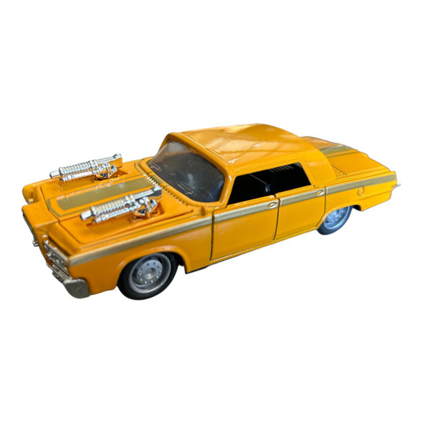 C015682A Toy Race Car - Yellow, Gold Stripe