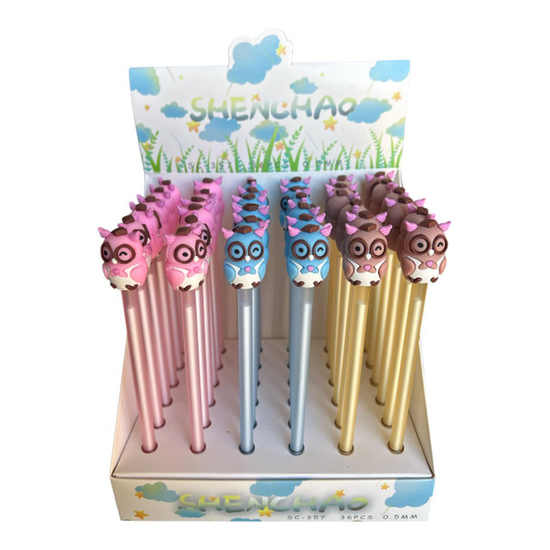 GPSH1 Gel Pens Box of 36 - Owls