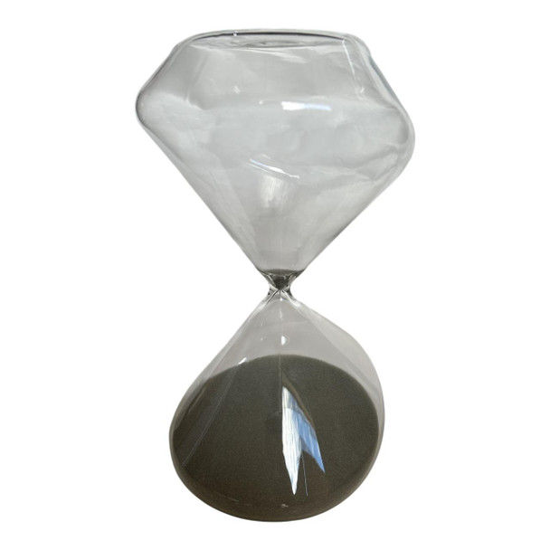 XDGWB1A Glass Sand Clock - Butterfly, Grey Sand