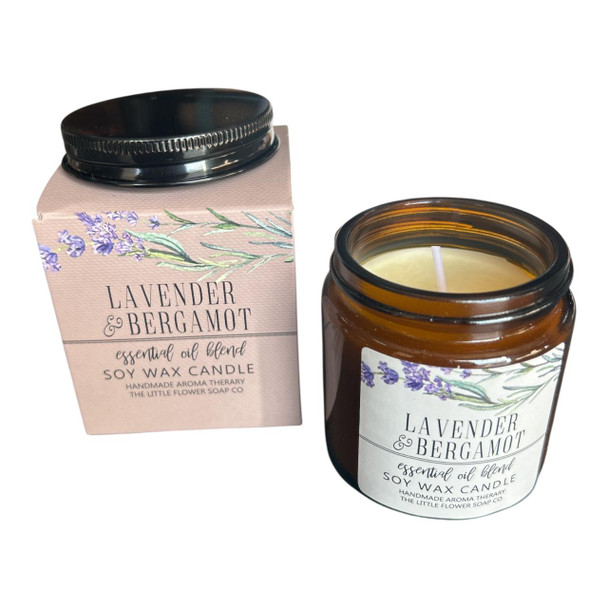 AXW2336A Litte Flower Scented Candle - Lavender And Bergamot