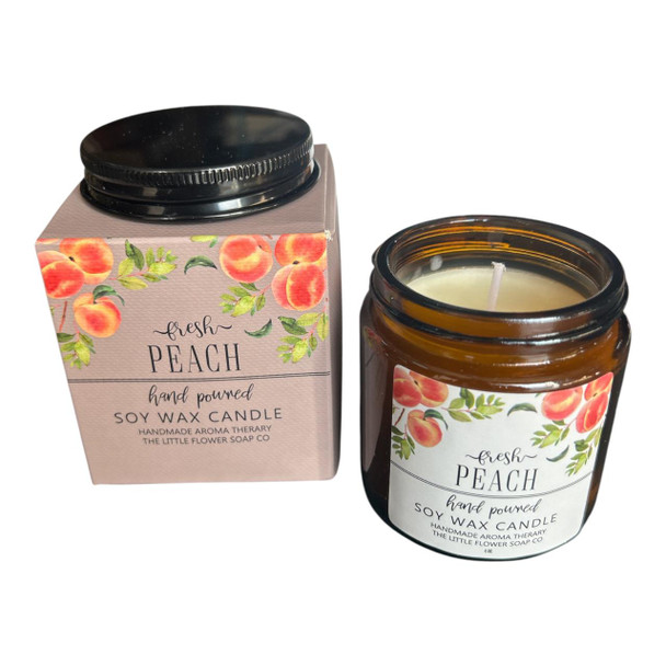 AXW2336D Litte Flower Scented Candle - Peach
