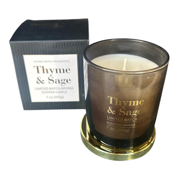 AXW2341A Living Scented Candle - Thyme And Sage