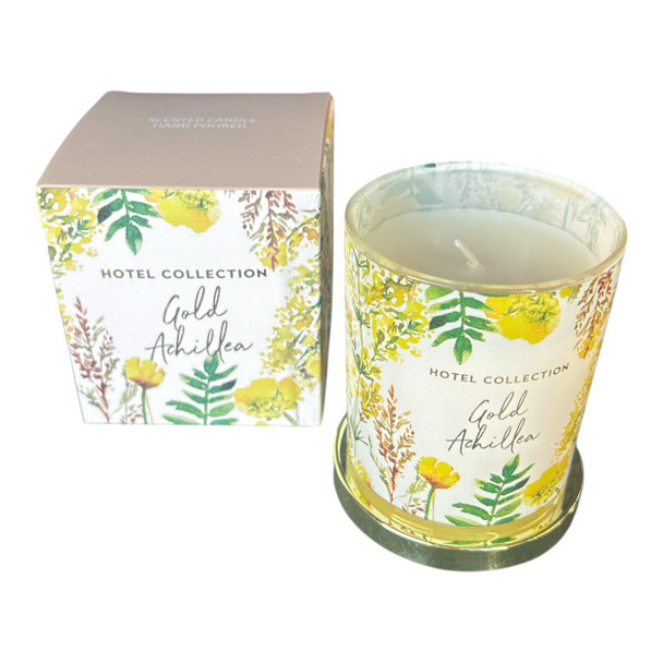AXW2016A Hotel Collection Scented Candle -  Gold Achillea