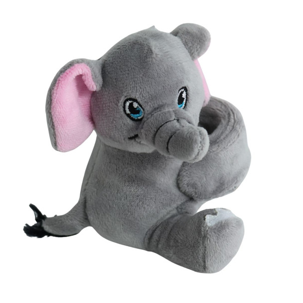 WZQ10CMB Wrist Clip Soft Toy 10cm - Elephant