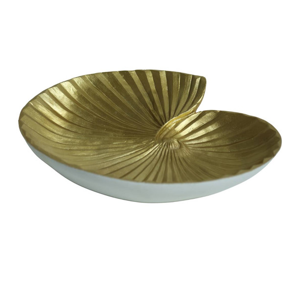 42095 Catch All Tray - Golden Scallop Shell 42095 Catch All Tray - Golden Scallop Shell