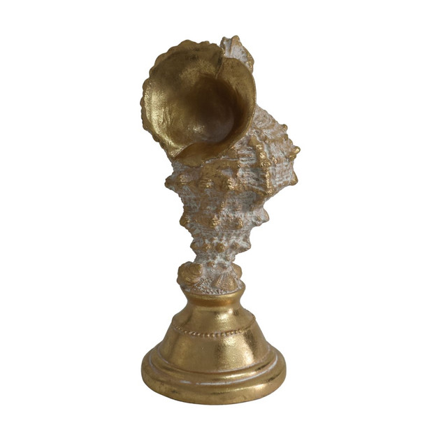 42099 Nature Craft - Gold Rustic Conch Shell
