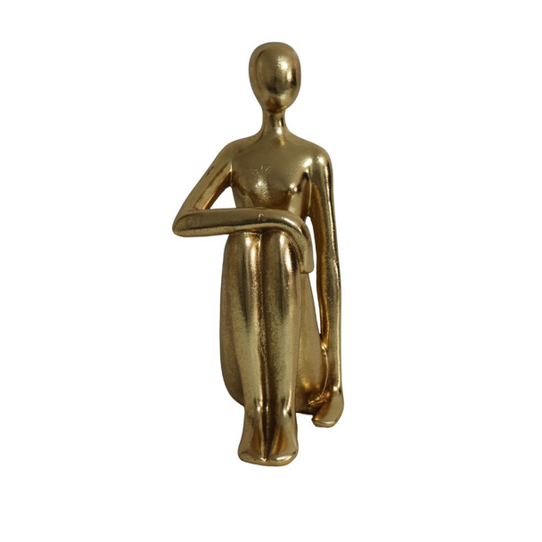 39288 Decor Craft - Gold Sitting Figure 39288 Decor Craft - Gold Sitting Figure