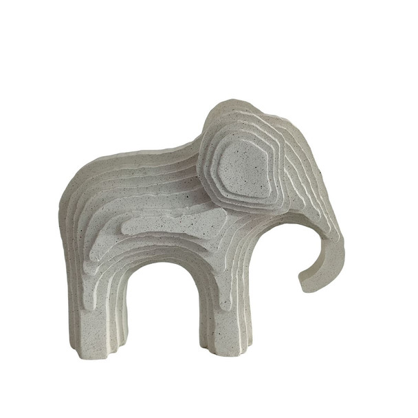242661 Animal Craft - Medium Layered Stone Elephant 242661 Animal Craft - Medium Layered Stone Elephant