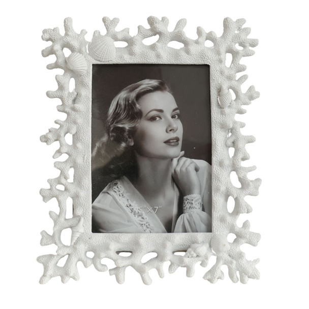 1800657 Photoframe - White Coral Coastal