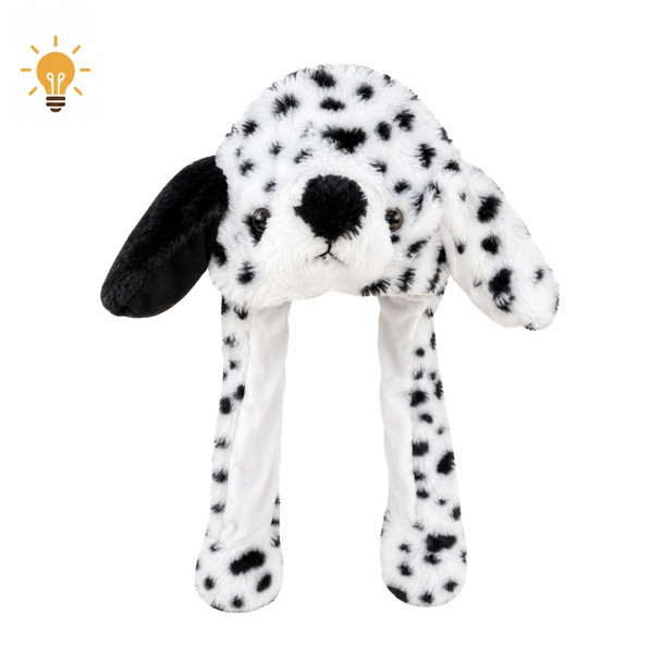 CH2H Polyester Animal Light Up Squeeze Hat - Dalmatian