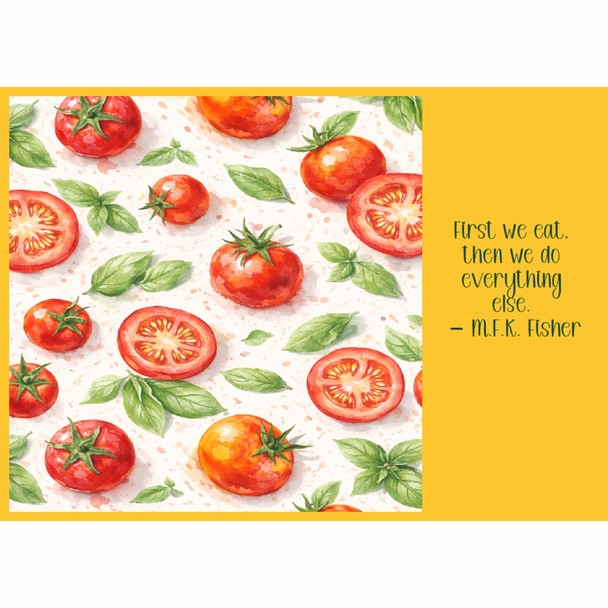 PLACEML392 Disposable Placemat - First We Eat