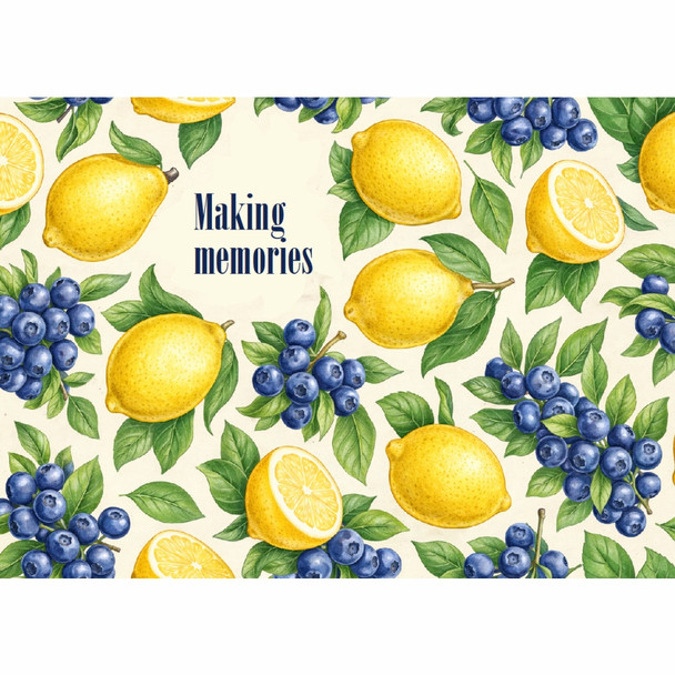 PLACEML393 Disposable Placemat - Making Memories