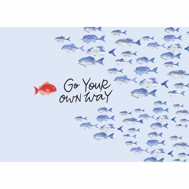 PLACEML397 Disposable Placemat - Go Your Own Way