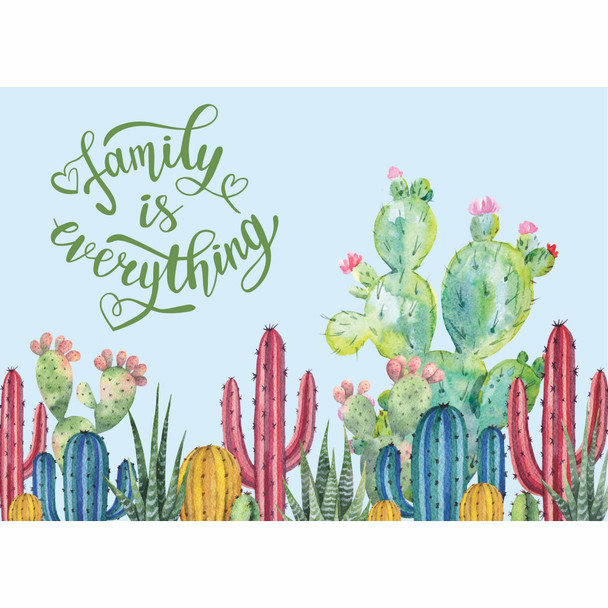 PLACEML407 Disposable Placemat - Family Is Everything