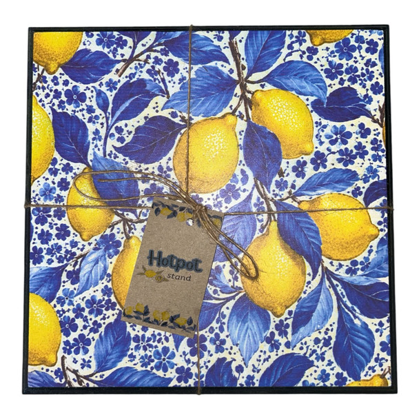 HPS01 Wooden Hotpot Stand - Lemons